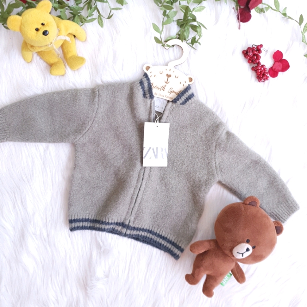 🎉HP🎉 ZARA Baby Girl Jacket 12-18M Green Army